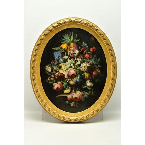 306 - TWO LATE 19TH / EARLY 20TH CENTURY STILL LIFE FLOWER STUDIES, both feature a variety of flowers in a... 