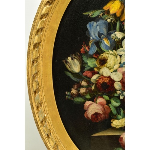 306 - TWO LATE 19TH / EARLY 20TH CENTURY STILL LIFE FLOWER STUDIES, both feature a variety of flowers in a... 