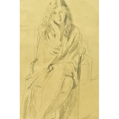 315 - DAME ETHEL WALKER (1861-1951) A SEATED PORTRAIT OF A FEMALE FIGURE, signed and dated 1913 bottom rig... 