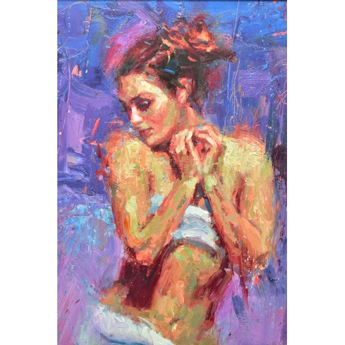 331 - HENRY ASENCIO (AMERICAN 1971) 'PRELUDE TO A TREASURE', a signed limited edition print of a female fi... 