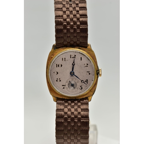 38 - A LADYS 9CT GOLD 'ROLEX' WRISTWATCH AND TWO MID 20TH CENTURY WATCHES, the first a ladys manual wind ... 