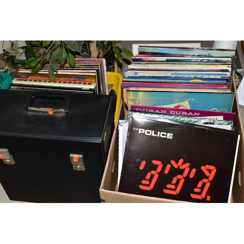 477 - A COLLECTION OF APPROXIMATELY TWO HUNDRED L.P. RECORDS, to include Wings Band on The Run, Duran Dura... 