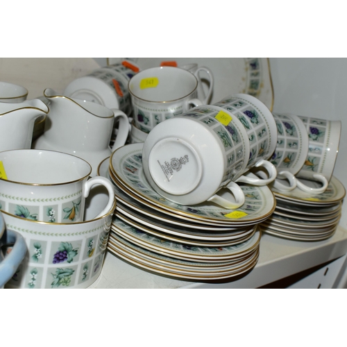 541 - A ROYAL DOULTON 'TAPESTRY' PATTERN PART TEA SERVICE, comprising a pair of bread and butter plates, t... 