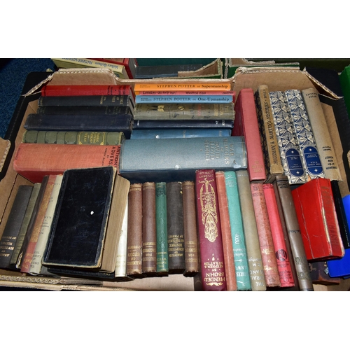 568 - SIX BOXES OF BOOKS containing approximately 195 old or antiquarian titles in hardback format, subjec... 