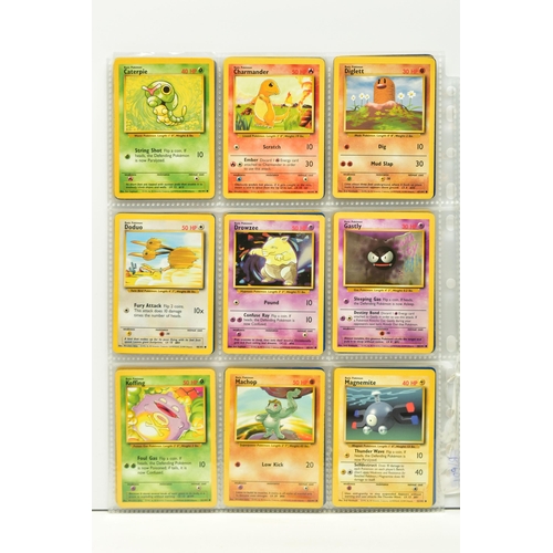 251 - MOSTLY COMPLETE POKEMON BASE SET, includes cards 5-6, 10, 12-13, 18, 22-31, 33-34, 36-53, 55-66, 68-... 