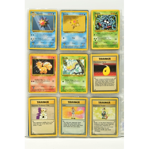 251 - MOSTLY COMPLETE POKEMON BASE SET, includes cards 5-6, 10, 12-13, 18, 22-31, 33-34, 36-53, 55-66, 68-... 