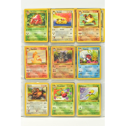 252 - MOSTLY COMPLETE POKEMON JUNGLE SET, includes cards 1, 7, 11, 19-21, 23-25, 28-30, 33, 35-36, 38-53 a... 