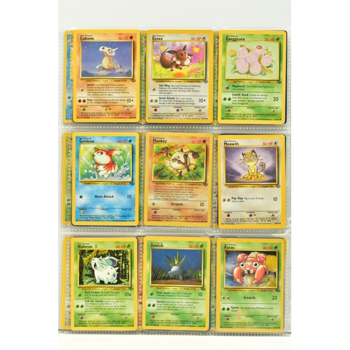 252 - MOSTLY COMPLETE POKEMON JUNGLE SET, includes cards 1, 7, 11, 19-21, 23-25, 28-30, 33, 35-36, 38-53 a... 