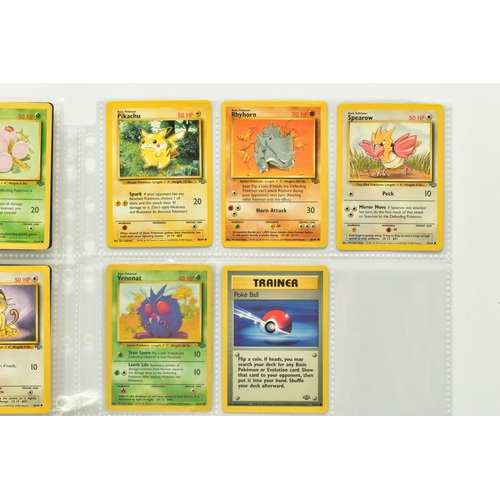 252 - MOSTLY COMPLETE POKEMON JUNGLE SET, includes cards 1, 7, 11, 19-21, 23-25, 28-30, 33, 35-36, 38-53 a... 