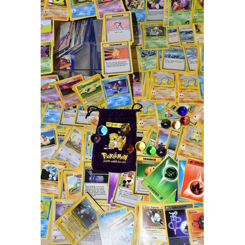 253 - OVER 400 POKEMON CARDS, ranging from Base Set, Jungle, Fossil, Team Rocket, Gym Heroes, Gym Challeng... 