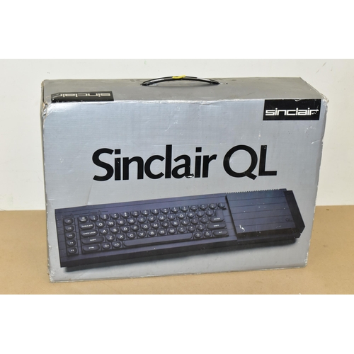 258 - SINCLAIR QL COMPUTER BOXED, computer is boxed in its original packaging, untested due to broken powe... 