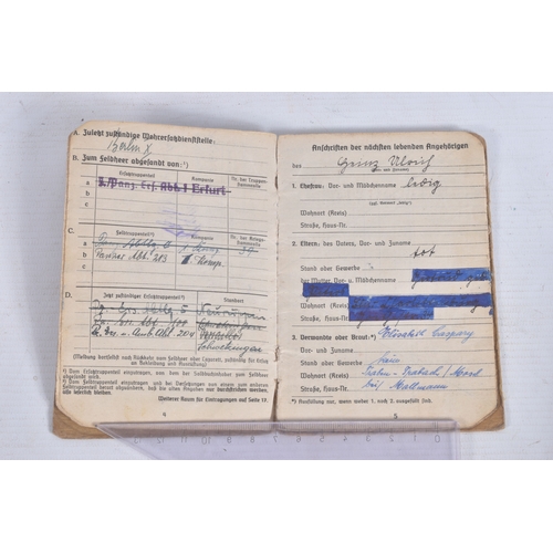 299 - POW WWII GROUP PANZER KORPS PAPERS & ALBUMS (ARMY),  HEINZ ULRICH, DOB 31/12/1918, place of birth Sc... 