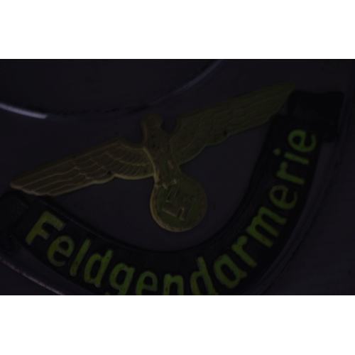 270 - A WWII STYLE GERMAN FELDGENDARMERIE (MILITARY POLICE) GORGET, this one appears to have no makers mar... 