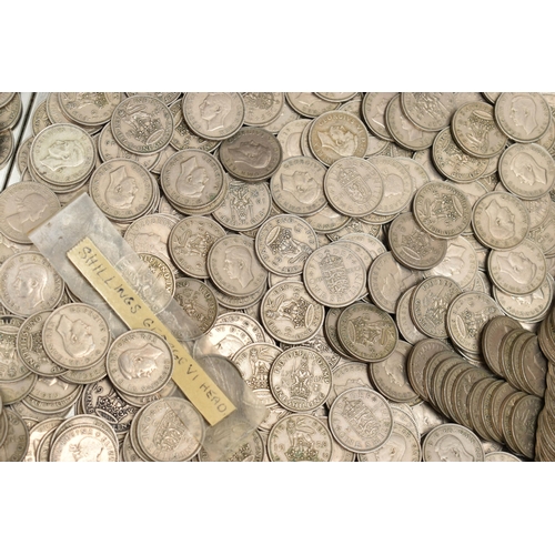 158 - A LARGE BOX CONTAINING WORLD COINAGE, to include several tins with mixed coinage such as Kiribati 19... 