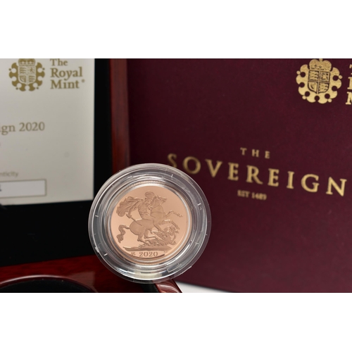 64 - A 2020 ROYAL MINT BOXED GOLD PROOF SOVEREIGN 2020, with certificates of authenticity