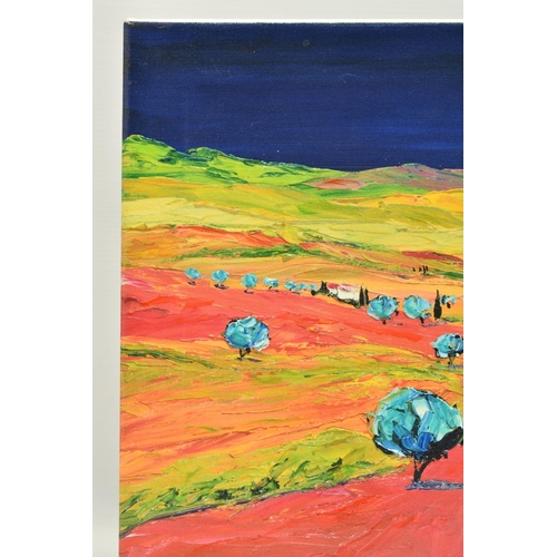 323 - JEAN-CLAUDE TRON (FRANCE 1943) 'LA PAYSAGE DE PROVENCE', a signed limited edition print on canvas of... 