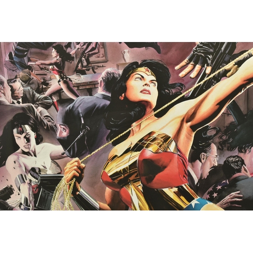 329 - ALEX ROSS FOR DC COMICS (AMERICAN CONTEMPORARY) 'WONDER WOMAN: DEFENDER OF TRUTH', a signed limited ... 