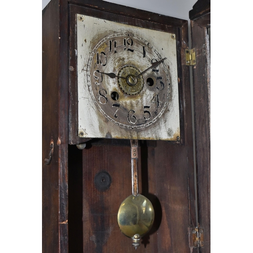 369 - A SMITHS OAK CASED MANTEL CLOCK, 1930's design together with an early 20th century  bracket clock (2... 