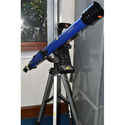 378 - A KONUS KJ-6 REFRACTOR  CHILDREN'S TELESCOPE, a blue astronomical telescope D= 60mm F=800mm with tri... 