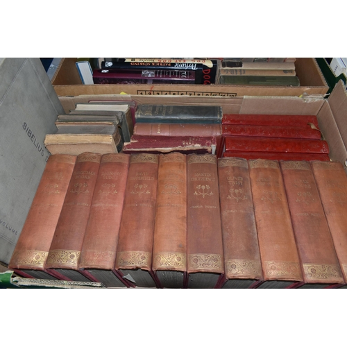 444 - SIX BOXES OF BOOKS & MAGAZINES comprising over 175 miscellaneous book titles in hardback format, sub... 