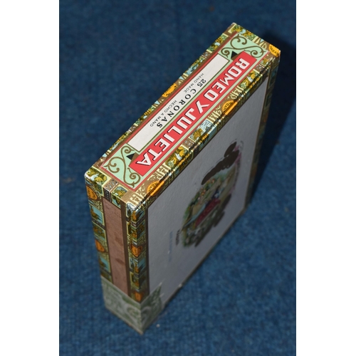 456 - CIGARS, one sealed box of 25 ROMEO Y JULIETA Corona Cigars, made in Habana, Cuba