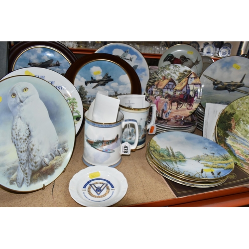 478 - A LARGE QUANTITY OF COLLECTOR'S PLATES WITH BOXES, comprising Wedgwood limited edition Country Days ... 