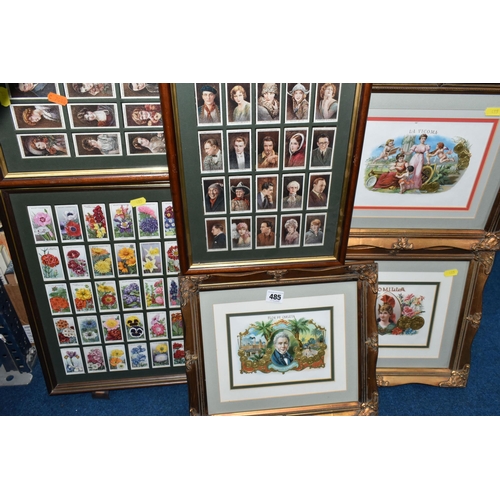 485 - CIGARETTE CARDS AND PRINTS, comprising Will's complete Cinema Stars series 1 & 2 and Will's Garden F... 