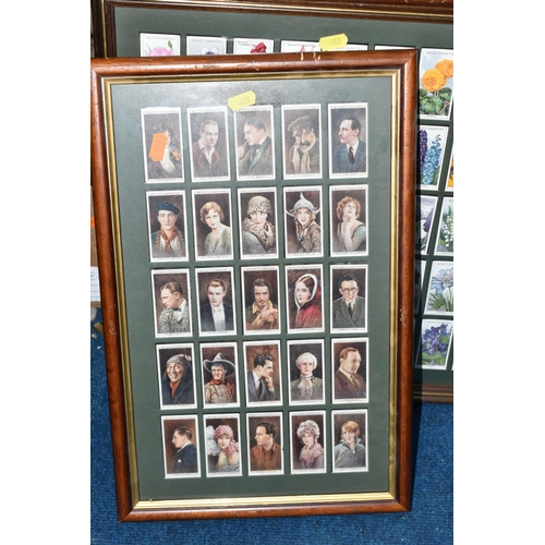 485 - CIGARETTE CARDS AND PRINTS, comprising Will's complete Cinema Stars series 1 & 2 and Will's Garden F... 