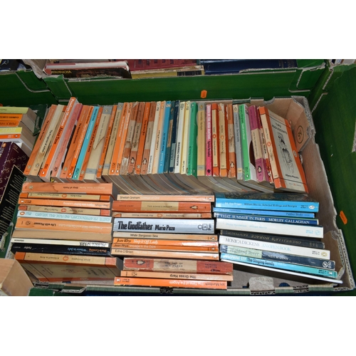 490 - EIGHT BOXES OF BOOKS & MAGAZINES comprising over 200 miscellaneous book titles in hardback and paper... 