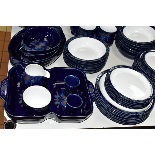 541 - A LARGE QUANTITY OF DENBY 'BAROQUE' DINNERWARE, comprising eight dinner plates, two circular covered... 