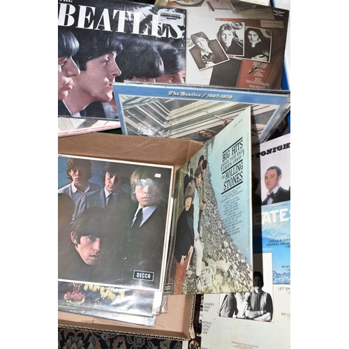 545 - THE BEATLES AND THE ROLLING STONES, ten LPs by The Beatles and Wings and two by The Rolling Stones c... 