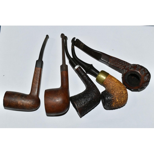 TWO BOXES OF GENTLEMEN'S TOBACCO PIPES, approximately forty-six 