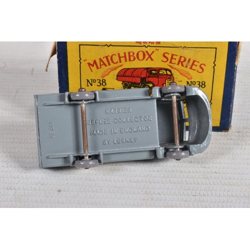 12 - FIVE BOXED LESNEY MATCHBOX SERIES MODEL DIE-CAST VEHICLES,  the first a Moko Lesney Daimler Ambulanc... 