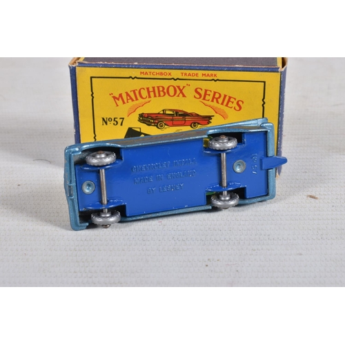 16 - A COLLECTION OF DIE-CAST MATCHBOX VEHICLES AND TWO OTHERS, to include a boxed Chevrolet Impala no. 5... 