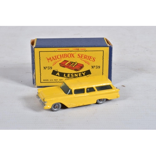 16 - A COLLECTION OF DIE-CAST MATCHBOX VEHICLES AND TWO OTHERS, to include a boxed Chevrolet Impala no. 5... 