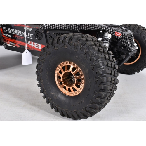 3 - A BOXED HORIZON HOBBY LOSI TENACITY 1:10 SCALE 4WD LASERNUT ROCK RACER REMOTE CONTROLLED CAR, heavy ... 