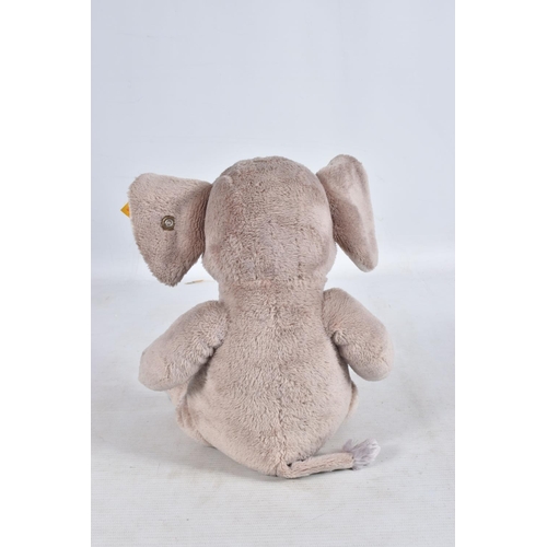 33 - A BOXED STEIFF ORIGINAL COSY FRIENDS ELEPHANT, No.110429, soft plush figure with button (minor wear)... 