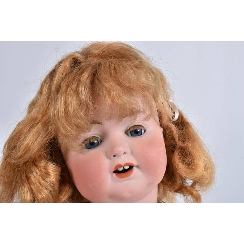 34 - AN ARMAND MARSEILLE BISQUE HEAD DOLL, nape of neck marked 'Armand Marseille Germany 996 A.7.M', slee... 