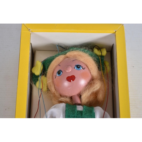 42 - FOUR BOXED PELHAM PUPPETS, SS Tyrolean Girl and SS Tyrolean Boy, SL Hansel and SL Gretel, all appear... 