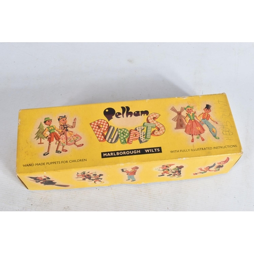 44 - THREE BOXED PELHAM A2 HORSE PUPPETS, all appear complete, one in fairly  good condition, one has old... 