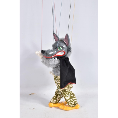 46 - TWO BOXED PELHAM SL63 WOLF PUPPETS, both appear complete and in fairly good condition with only mino... 