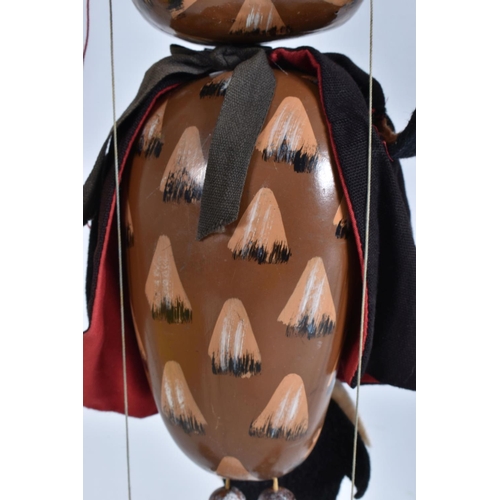 47 - A BOXED PELHAM DE LUXE OWL PUPPET, appears complete and in good condition with only minor marking an... 