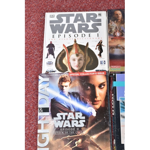 6 - A COLLECTION OF STAR WARS COLLECTABLES, VHS, FIGURES AND GAMES, to include a sealed Star wars Trilog... 