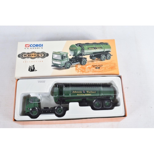 114 - A SELECTION OF BOXED CORGI CLASSICS TRUCKS AND LORRIES, included is a Power Petroleum Layland Octopu... 