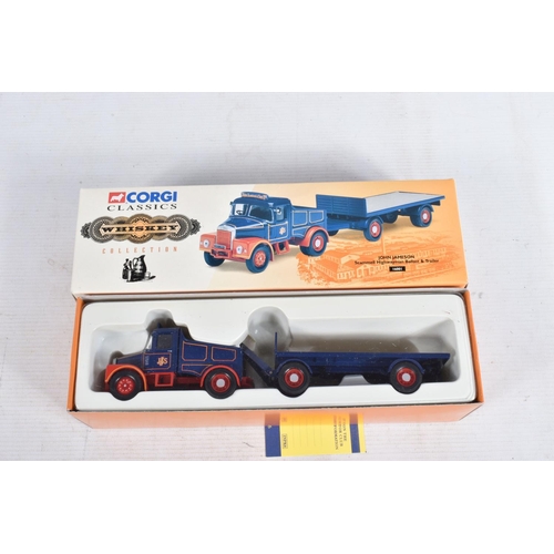 114 - A SELECTION OF BOXED CORGI CLASSICS TRUCKS AND LORRIES, included is a Power Petroleum Layland Octopu... 