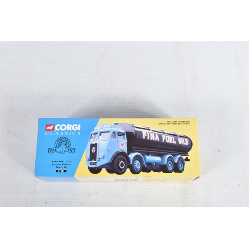 114 - A SELECTION OF BOXED CORGI CLASSICS TRUCKS AND LORRIES, included is a Power Petroleum Layland Octopu... 