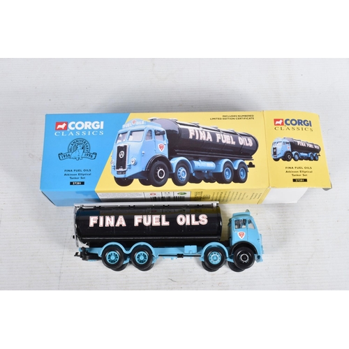 114 - A SELECTION OF BOXED CORGI CLASSICS TRUCKS AND LORRIES, included is a Power Petroleum Layland Octopu... 