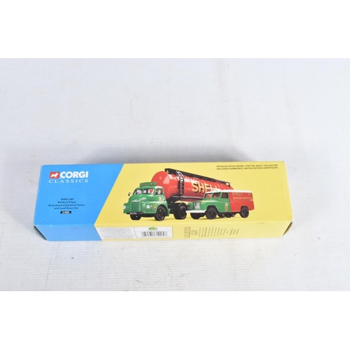 114 - A SELECTION OF BOXED CORGI CLASSICS TRUCKS AND LORRIES, included is a Power Petroleum Layland Octopu... 