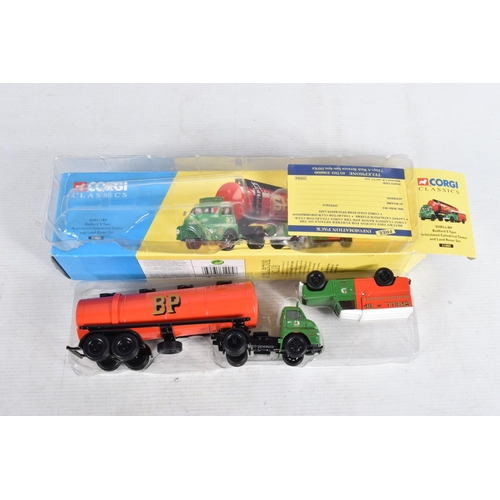 114 - A SELECTION OF BOXED CORGI CLASSICS TRUCKS AND LORRIES, included is a Power Petroleum Layland Octopu... 