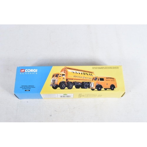 114 - A SELECTION OF BOXED CORGI CLASSICS TRUCKS AND LORRIES, included is a Power Petroleum Layland Octopu... 